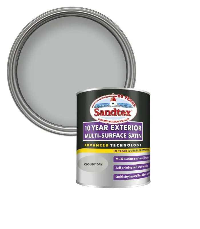 Sandtex 10 Year Exterior Multi Surface Satin Paint