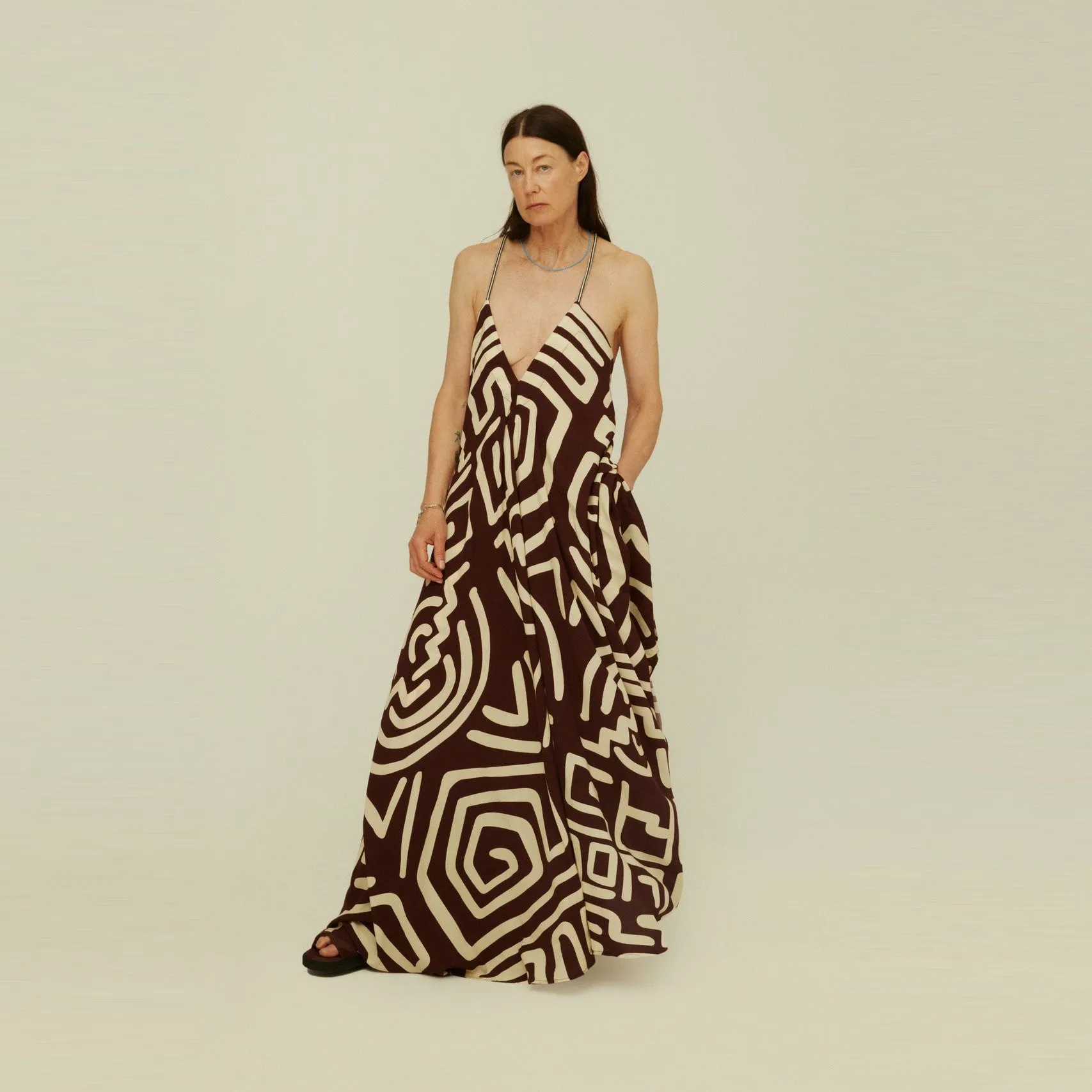 Sea Salt Viscose Dress (Kalahara)