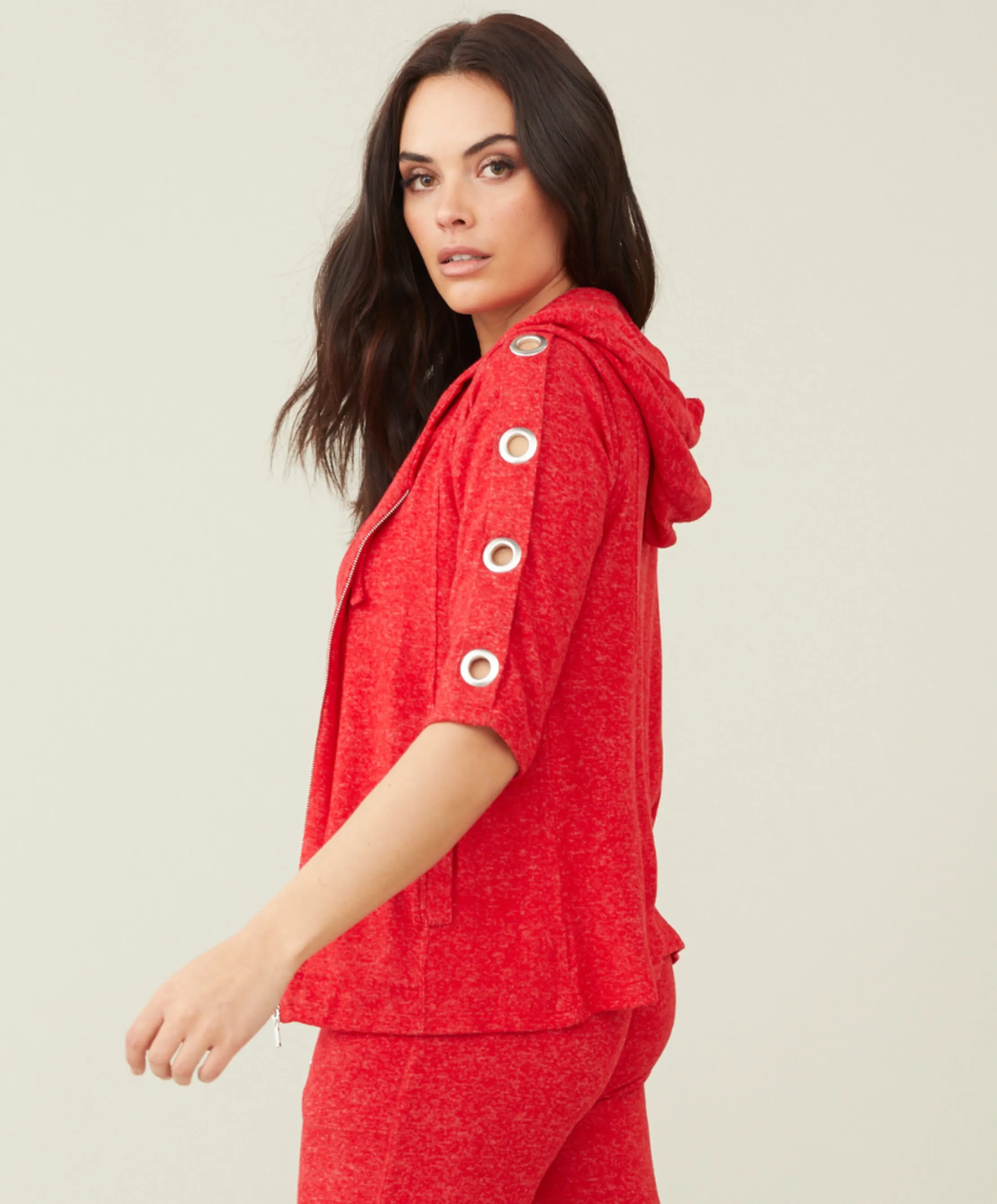 Soft Stretch 3/4 Grommet Crew